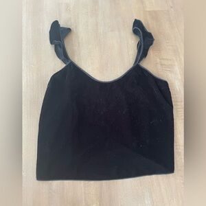 Victoria’s Secret Velvet Cami in Black Size L
